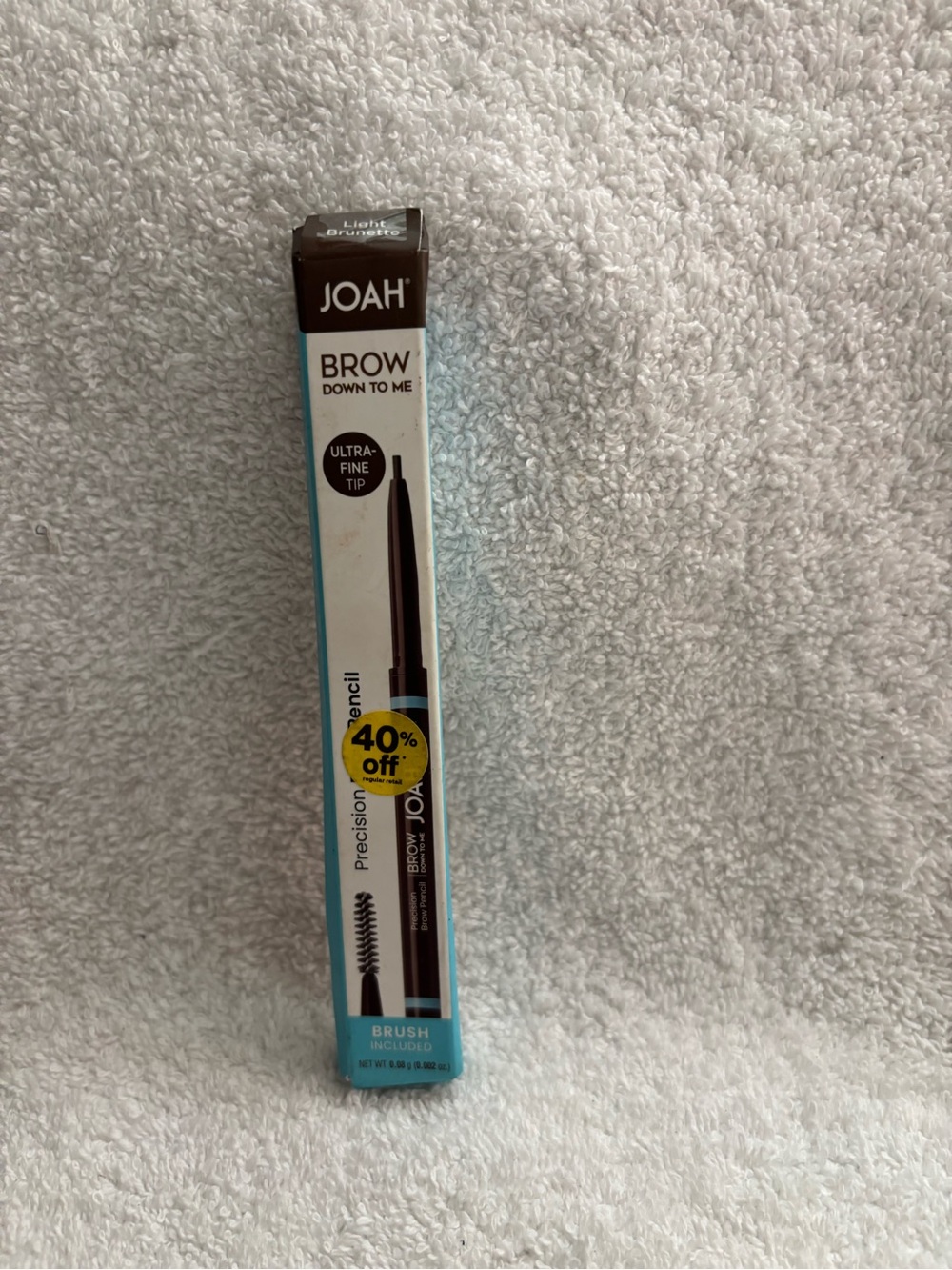 New Joah brow down to me ultra fine tip precision brow pencil  light brunette
